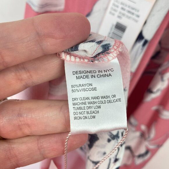NWT YUMI KIM Romper Call Back Romper in Rose Duet Pink Floral Ruffle Medium M - Picture 10 of 10